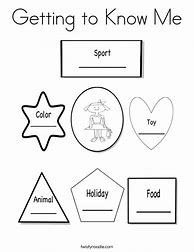 Image result for Getting to Know You Coloring Page