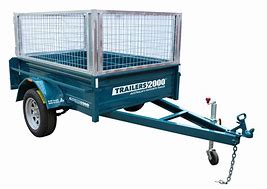 Image result for Box Caged Trailer