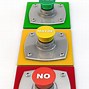 Image result for Yes No Maybe Buttons