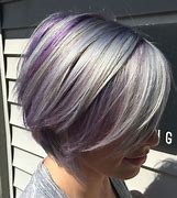 Image result for Gray and Purple Hair