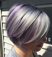 Image result for Dark Hair with Purple Highlights