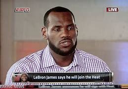 Image result for LeBron James the Decision