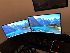 Image result for Computer with Two Monitors