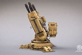 Image result for Sci-Fi Gun Turret