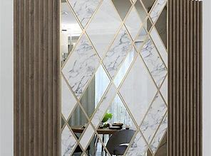 Image result for Glass Mirror Wall Art
