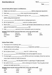 Image result for Woodworking Safety Quiz for Kids