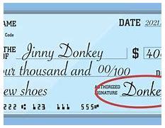Image result for Sign a Check