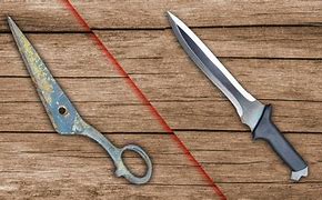 Image result for Scissors That Look Like Knives
