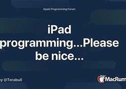 Image result for MacRumors iPad Apple Programing