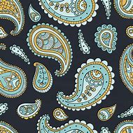 Image result for Gold and Blue Paisley Pattern