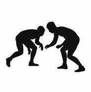 Image result for Folkstyle Wrestling Silhouette