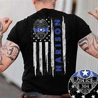 Image result for Thin Blue Line Shirt