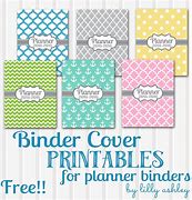 Image result for Free Printable Planner Date Covers