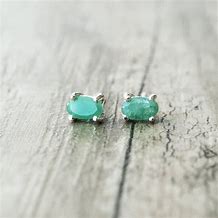 Image result for Small Green Earrings