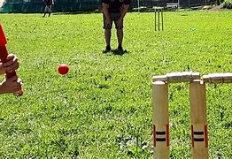 Image result for Photo of Kids Playing Paddock Cricket