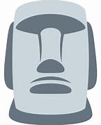 Image result for Moai Emoji Transparent