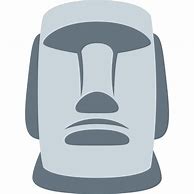 Image result for Easter Island Statue Emoji