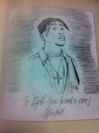 Image result for Eminem Tupac Drawing