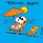 Image result for Snoopy August