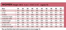 The Ottobre Design 174 Blog Women S Size Chart In Inches