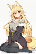 Image result for 6 Tailed Fox Anime Girl