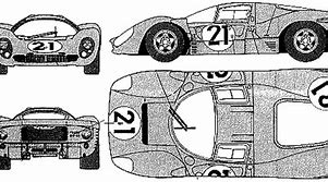 Image result for Ferrari 330 P4 Blueprint