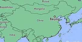 Image result for Beijing On World Map