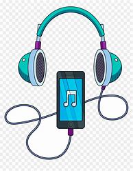 Image result for iPod and Headphones Cartoon