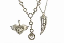 Image result for Silver Phone Necklace