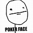Image result for Poker Face Clip Art