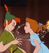 Image result for Peter Pan and Tinkerbell Love
