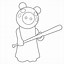 Image result for Robby Piggy Roblox Coloring Pages