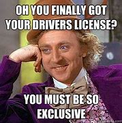Image result for Meme Driving License
