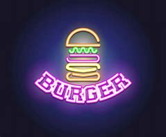 Image result for Burger Neon Sign