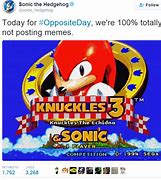 Image result for Knuckles 2018 Meme