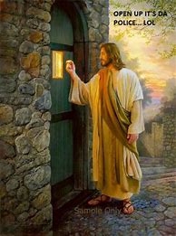Image result for Jesus Knocking at Door Meme