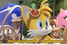 Image result for Sonic Boom Tails Meme