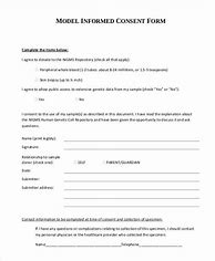 Image result for Model Consent Form