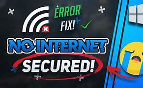Image result for No Internet Secured