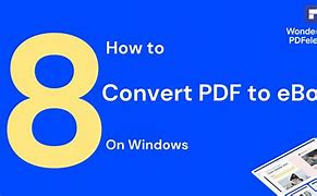 Image result for How to Change PDF to Ebook