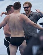 Image result for Prince Harry Swimming