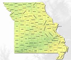 Image result for County Map of Missouri