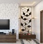 Image result for Mandir with TV Unit in Wooden