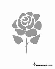 Image result for Free Printable Flower Stencil Rose Patterns