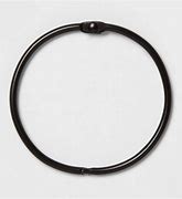 Image result for Black Shower Curtain Rings