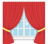 Image result for Window Curtains Clip Art