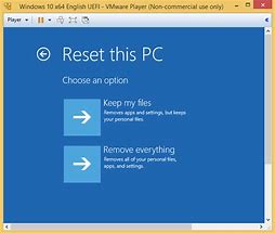 Image result for Reset My PC Windows 10