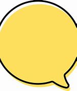 Image result for Speech Bubble with Yellow Outline Clip Art