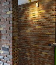 Image result for Faux Brick Wall Red