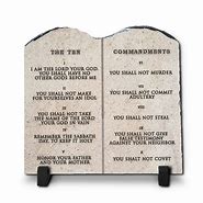 Image result for Tablet of 10 Commandments